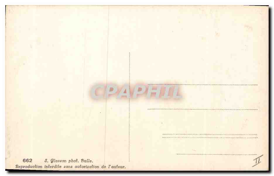 CPM Electricite Barrage et lac de Montsalvens — Verso