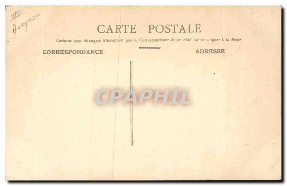 Camp du Larzac — Usine hydraulique amenant l'eau — Julillan, Éditeur à Lodève — Verso