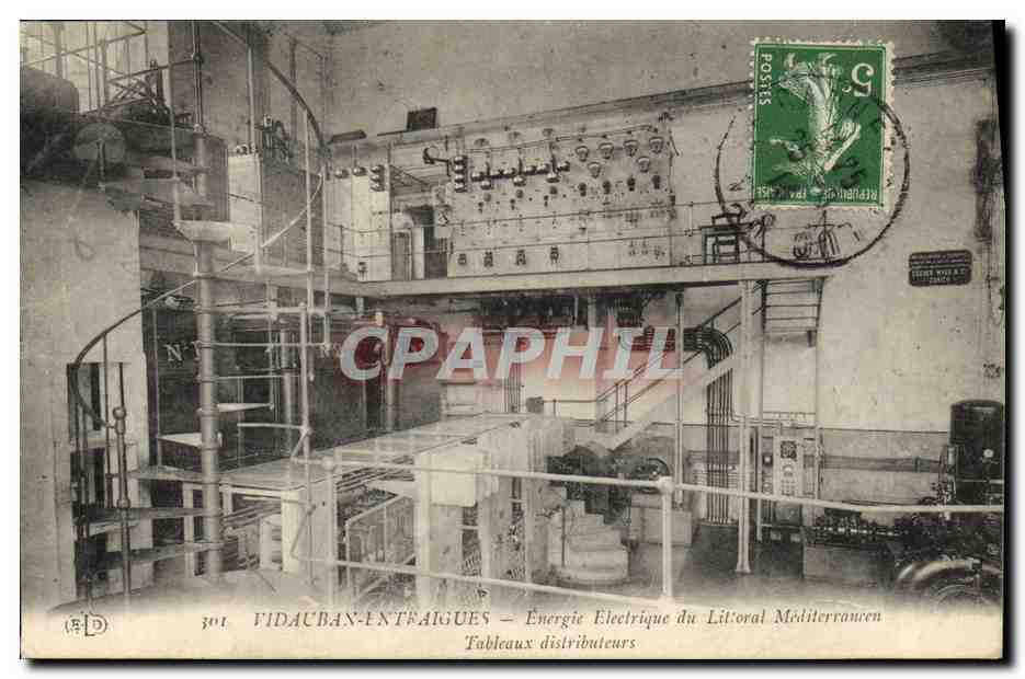 Vidauban-Enfataigues — Énergie Électrique du Littoral Méditerranéen — Tableaux distributeurs
