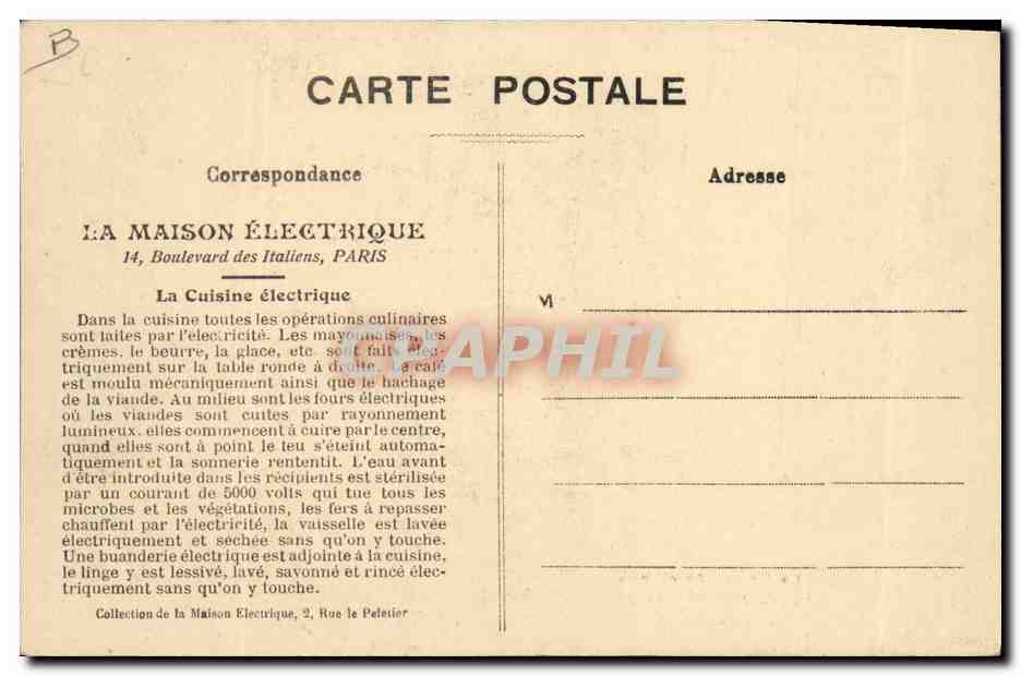 La Cuisine Électrique — 2, Rue Le Peletier, PARIS — Reverso