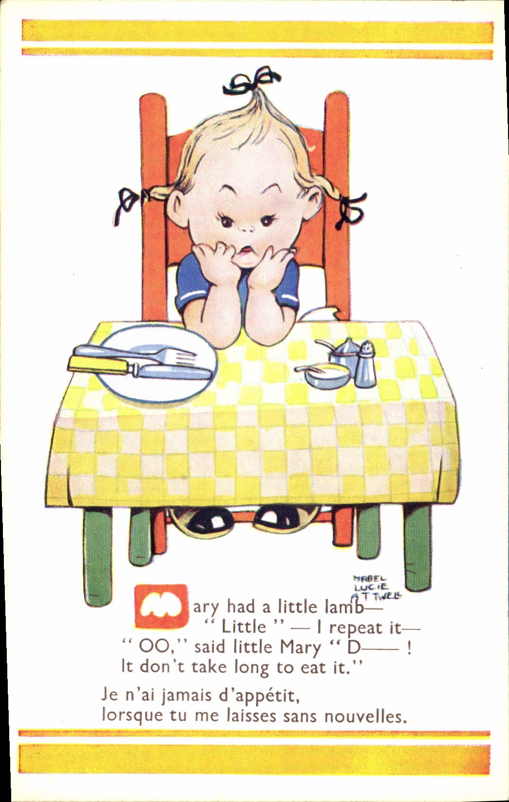 CPA Fantaisie Illustrateur Enfant 