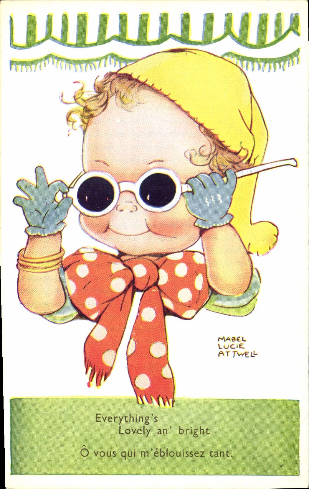 CPA Fantaisie Illustrateur Mabel Lucie Attwell Enfant 