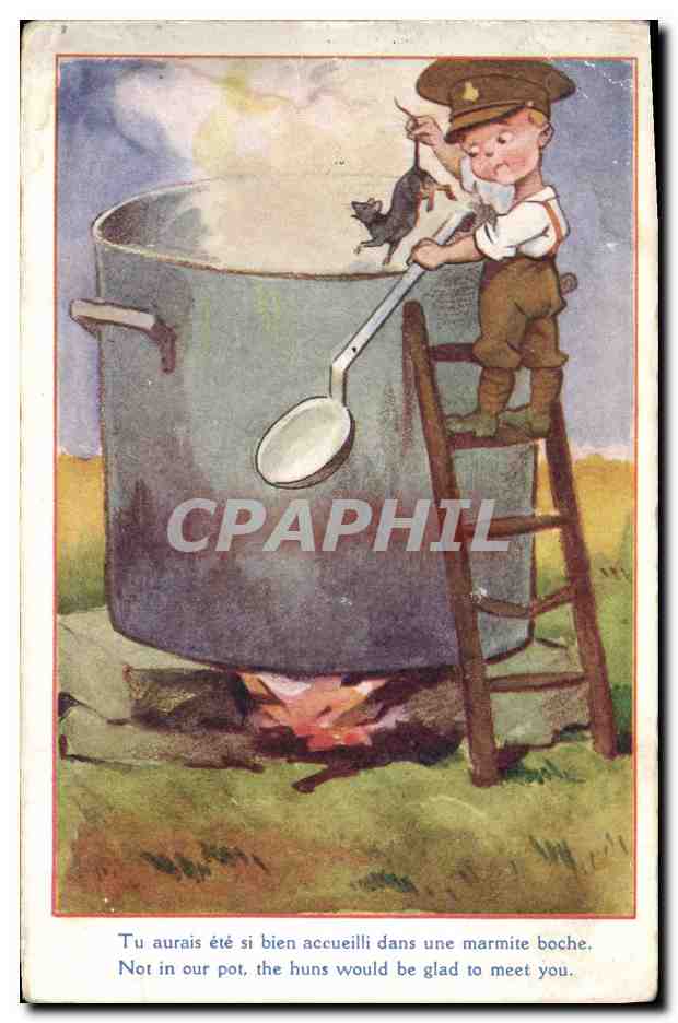 CPA Fantaisie Illustrateur Enfant Militaria 