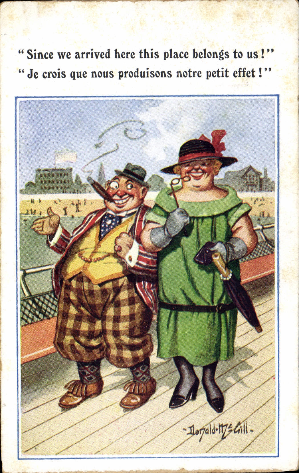 CPA Fantaisie Illustrateur Donald Mc Gill 