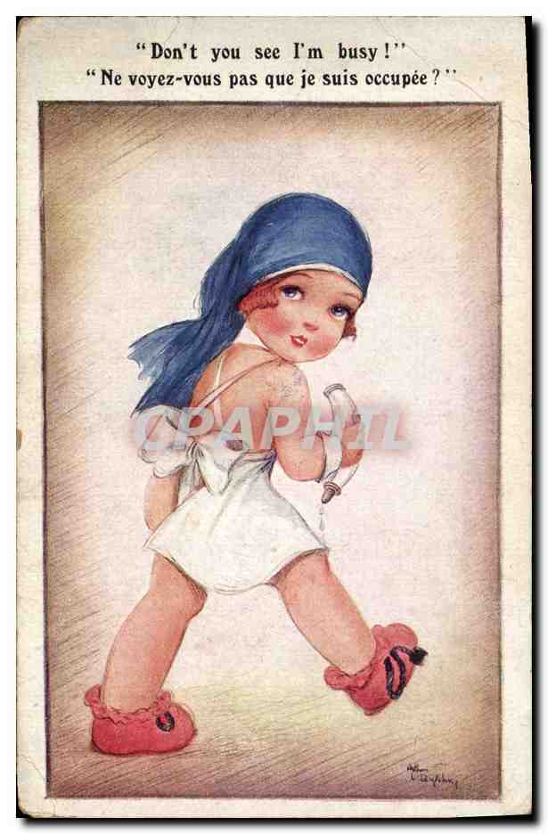 CPA Fantaisie Illustrateur Enfant 