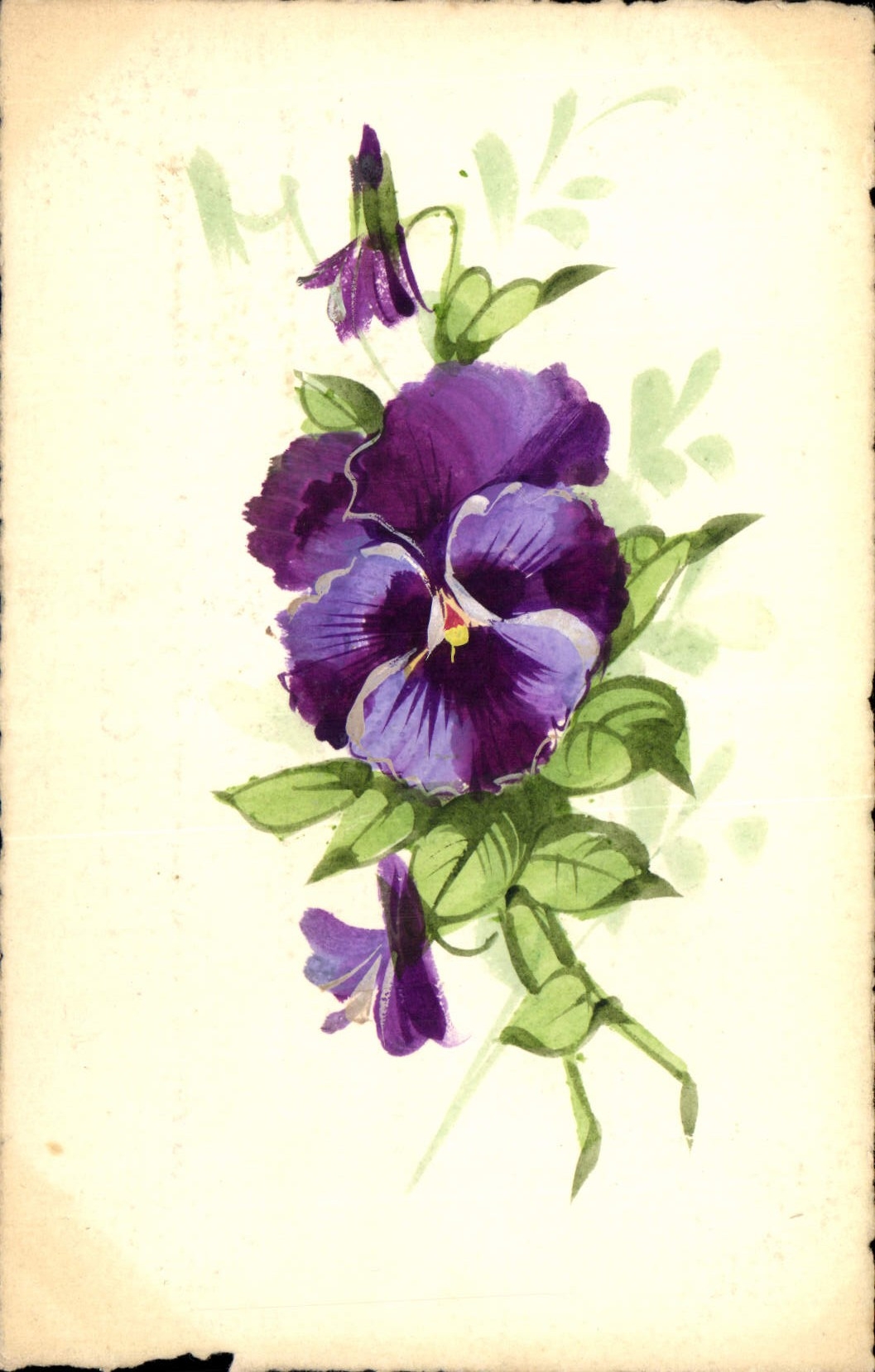 CPA Fantaisie Fleurs 