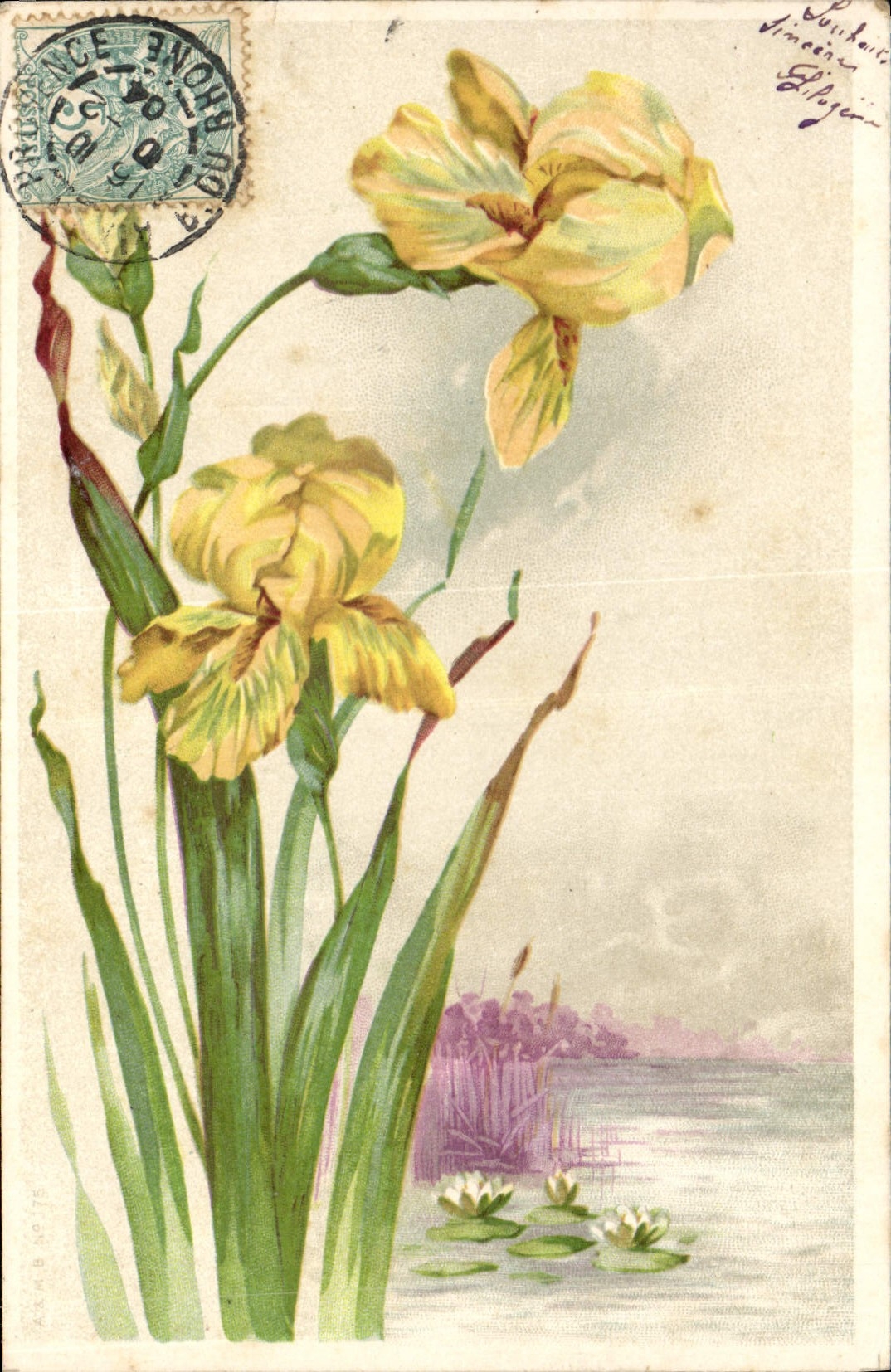 CPA Fantaisie Fleurs 