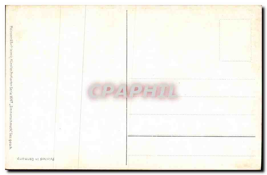 CPA Fantaisie Fleurs  — Rückseite