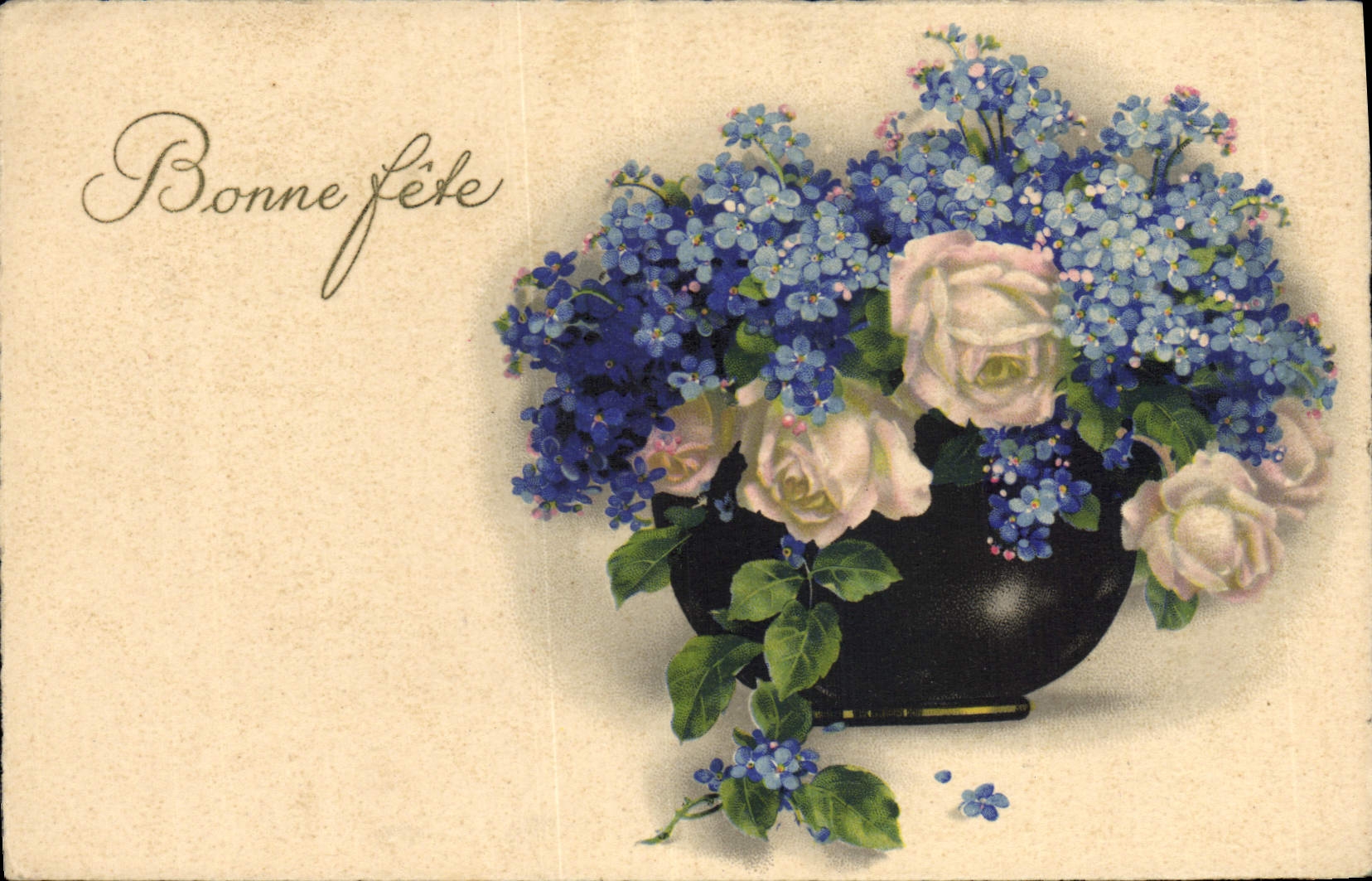 CPA Fantaisie Fleurs 