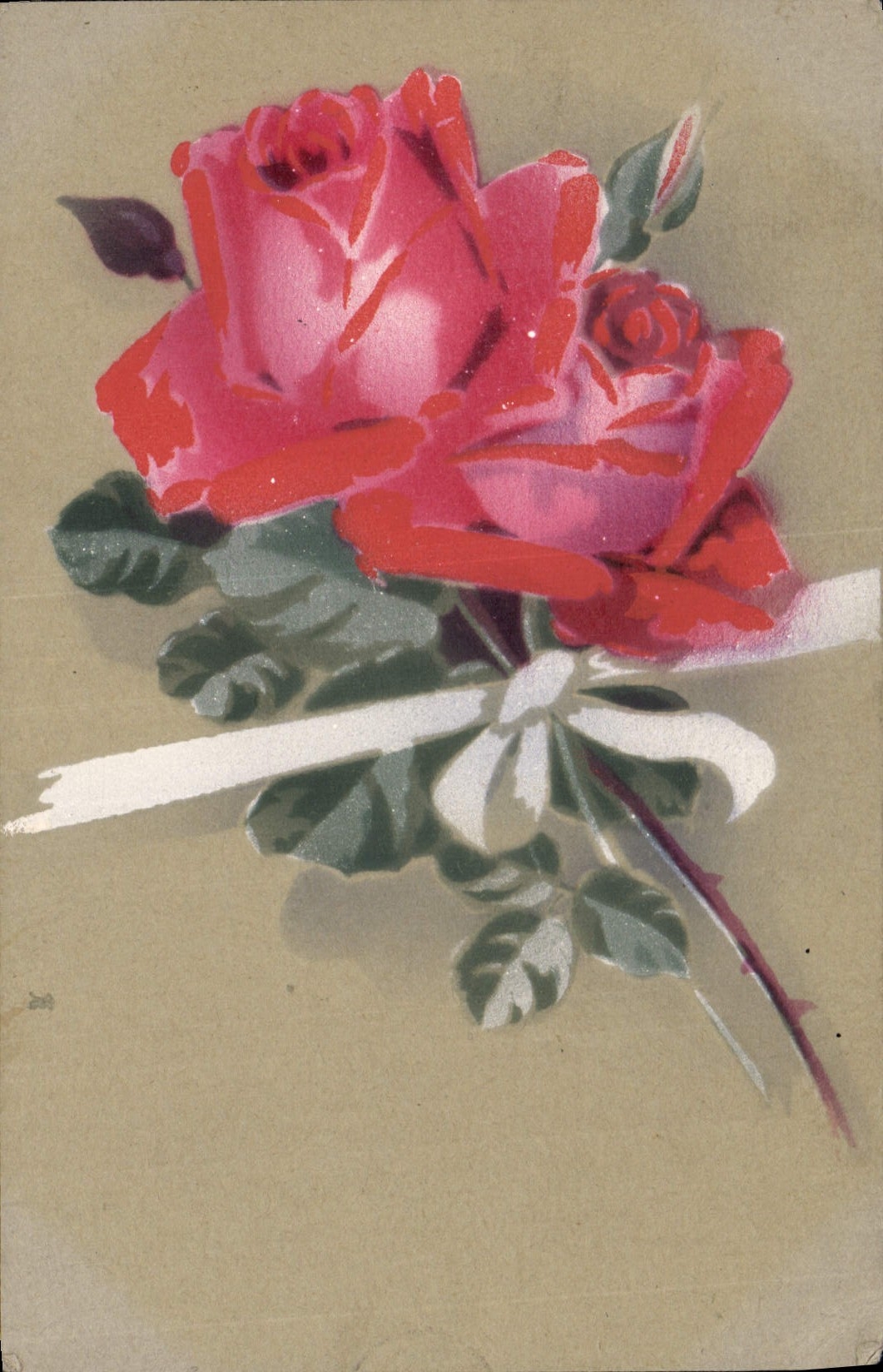 CPA Fantaisie Fleurs 