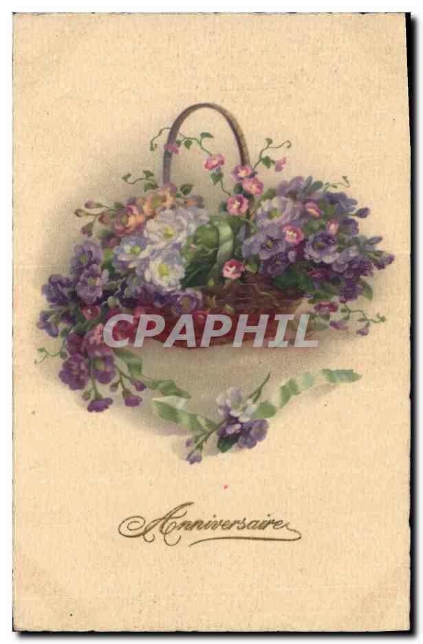 CPA Fantaisie Fleurs 