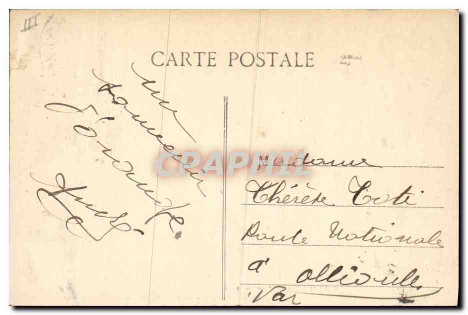 CPA Orange au Moyen Age  — Verso