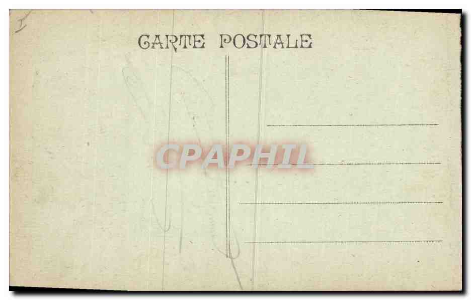 CPA Une vue de Marseille il y a 230 ans  — Verso
