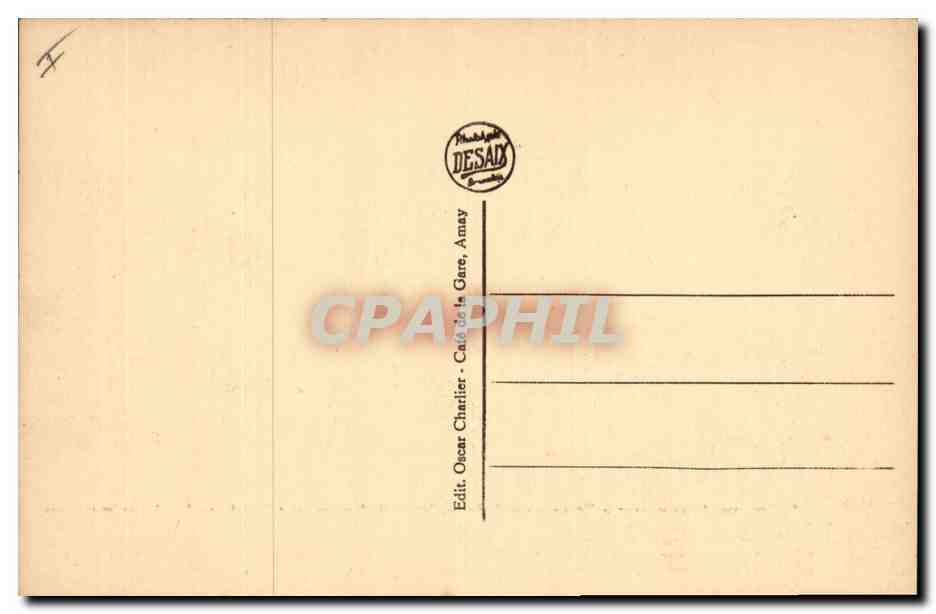 CPA Arnay Tour romane Ferme Eglise St Pompee  — Verso