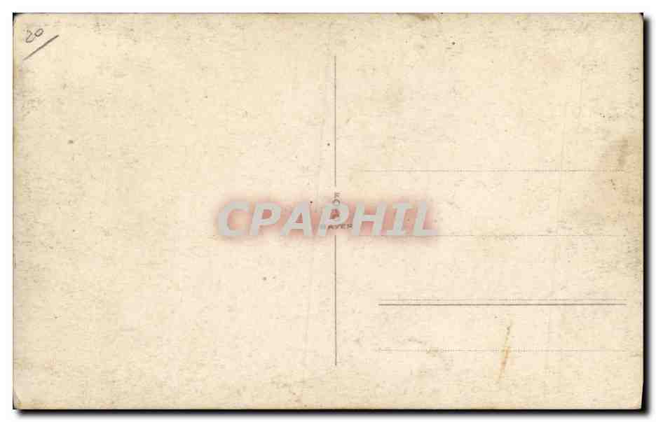 CARTE PHOTO Militaria Chasseurs Alpins  — Rückseite