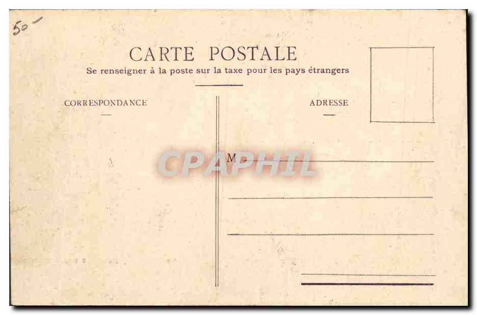 CPA Militaria Chasseurs Alpins Drapeau — Rückseite