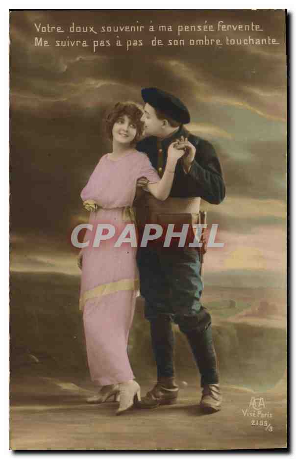 CPA Militaria Chasseurs Alpins 