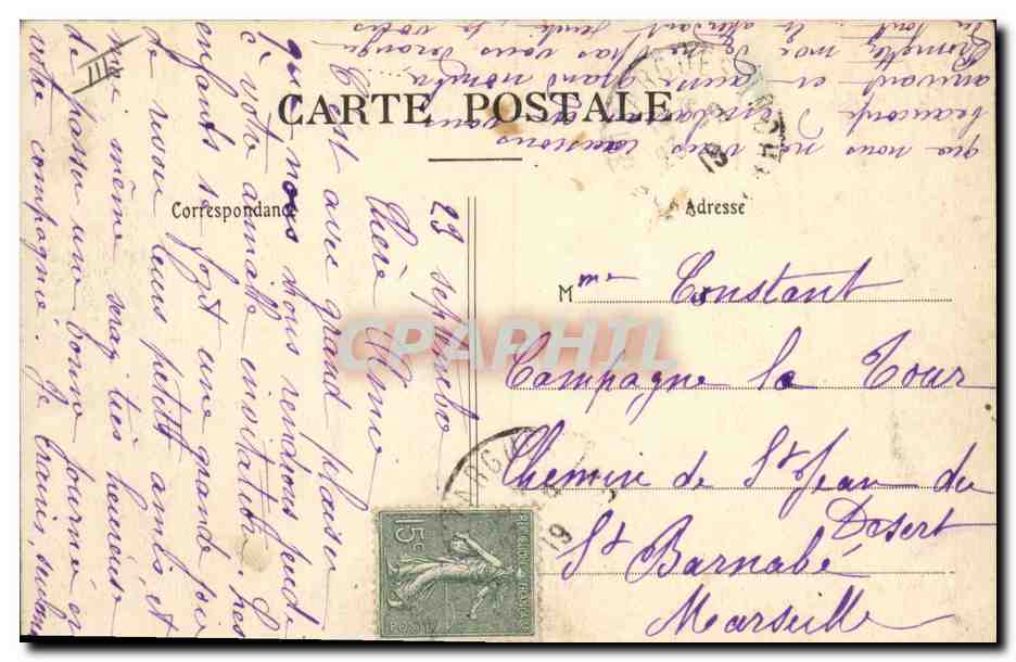 Modane — Col du Frejus (alt. 2684 mètres) — Soldats Français et Italiens à la Frontière — Verso
