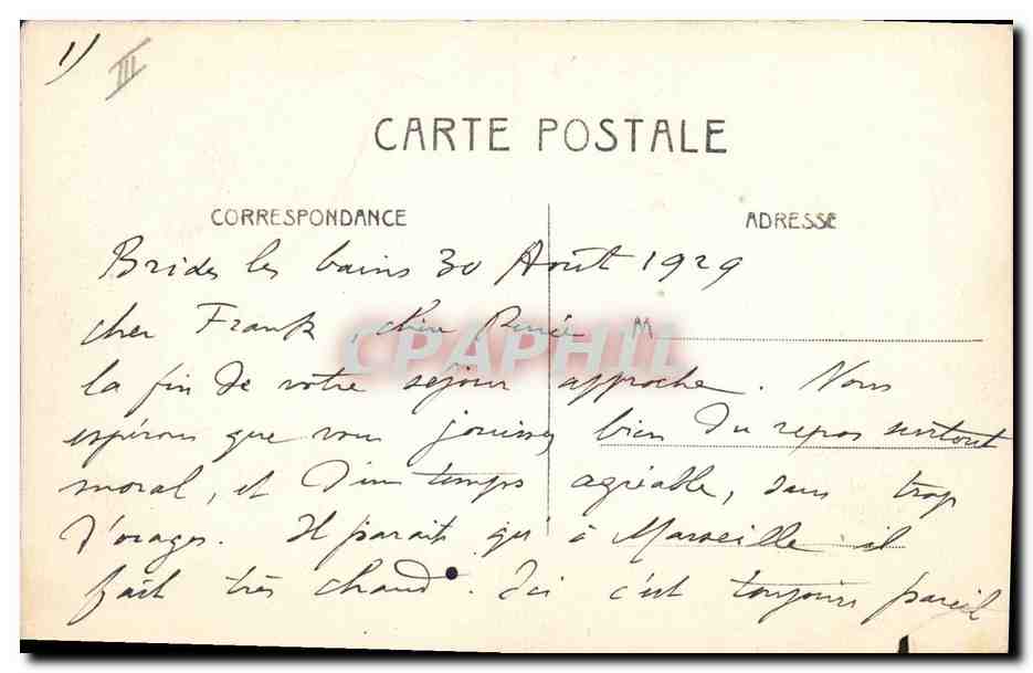 CPA Militaria Chasseurs Alpins Mission Geodesique ds Alpes Construction du signal des Fetoules — Verso