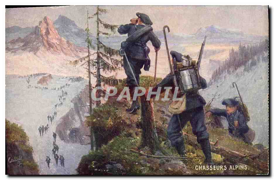 Chasseurs Alpins — Série 88 — Édition Tuck