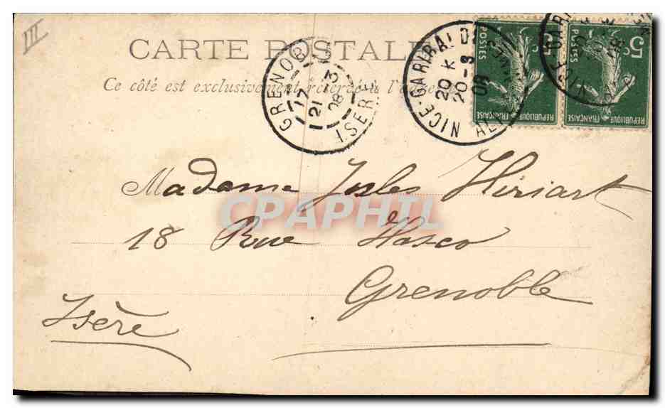 CPA Militaria Chasseurs Alpins en manoeuvres — Rückseite