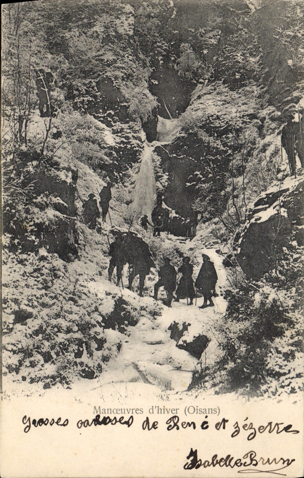 Groses manoeuvres d'hiver (Oisans) — Gorges de René et Jégèrre — Isabelle Brun