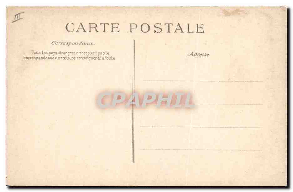 CPA Bateau Liberte Cuirasse d'escadre Detruit en rade de Toulon — Verso