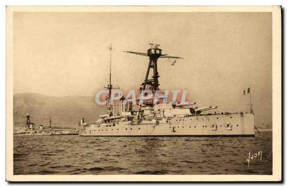 CPA Bateau Toulon Cuirasse Lorraine