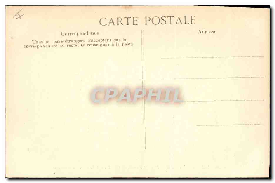 Marine Nationale — "Léon Gambetta", Croiseur-Cuirassé — Éditeur ELD, n° 2046 — Verso