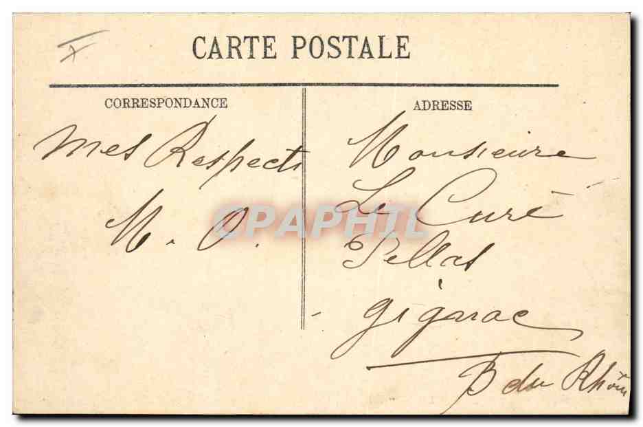 Marine de Guerre — "Liberté", Cuirassé de 1er Rang — LL. — Éditeur LL, n° 71 — Verso