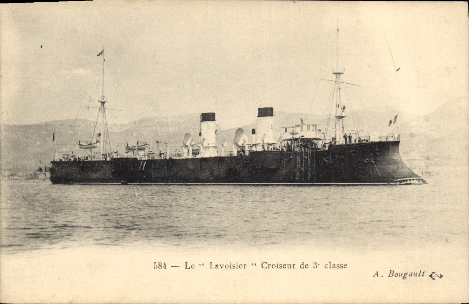 CPA Bateau Le Lavoisier Croiseur de 3eme classe 