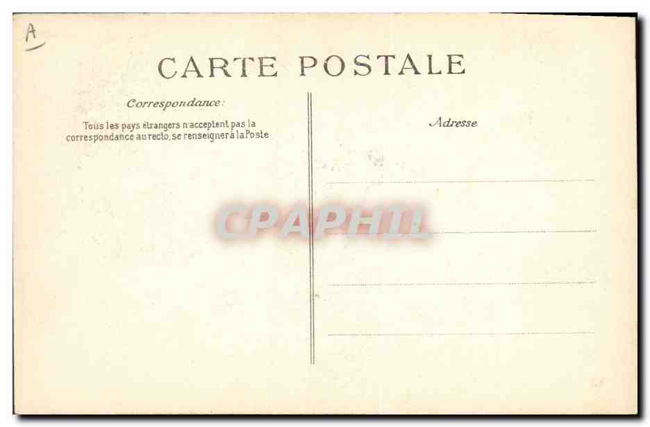 CPA Bateau Explosion du Liberte en rade de Toulon  — Verso