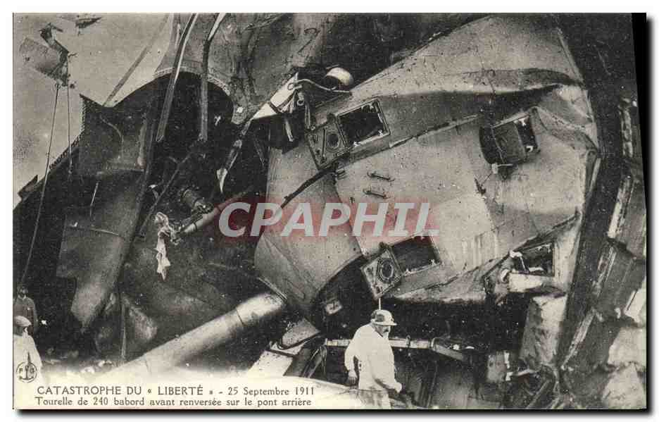 Catastrophe du « Liberté » — 25 Septembre 1911 — édition CPAPHIL