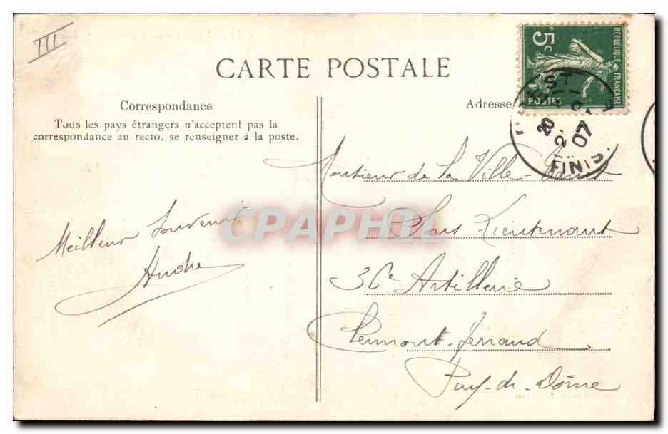CPA Bateau Le cuirasse d'escadre Liberte  — Rückseite