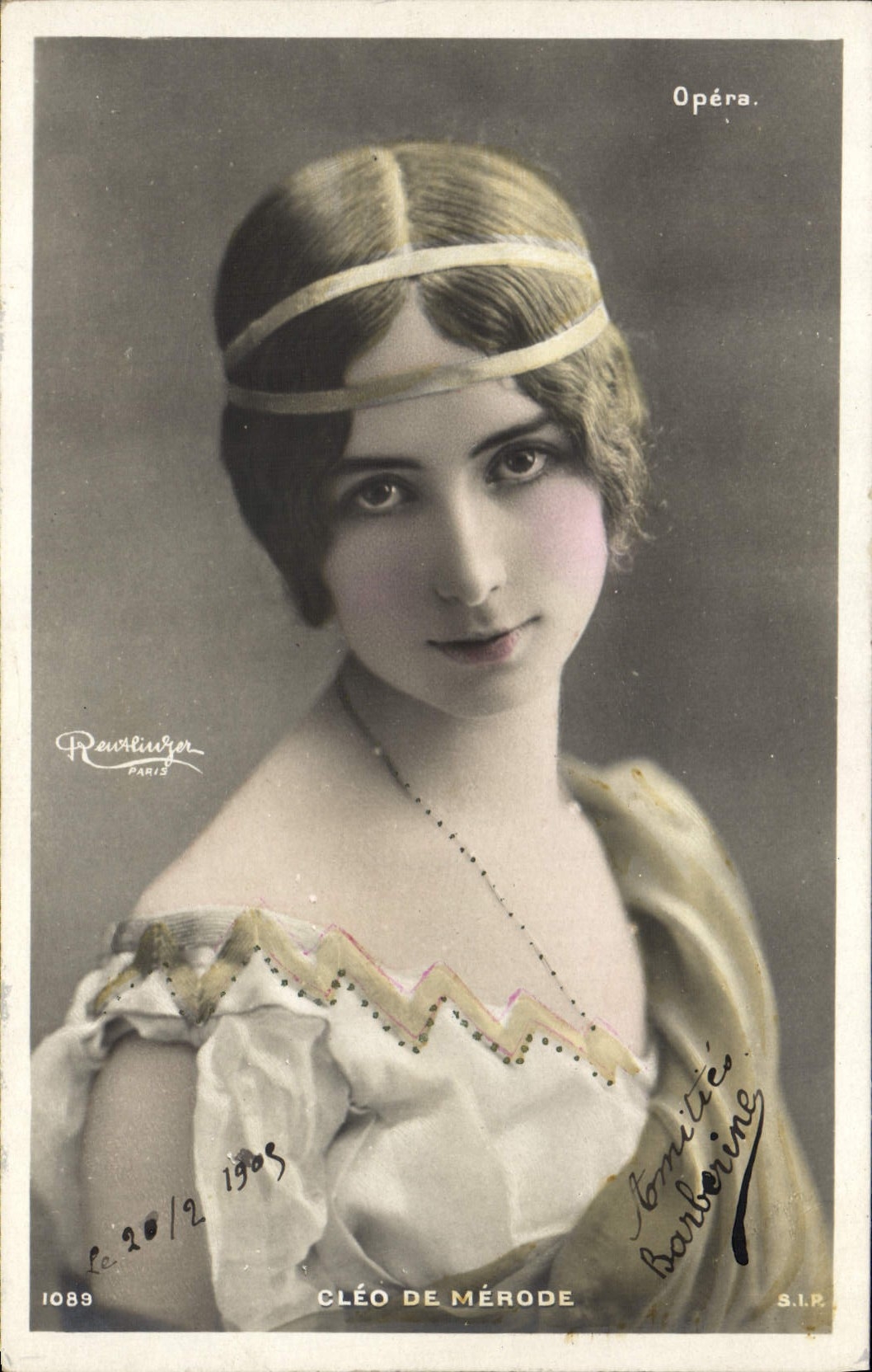 Cléo de Mérode — Opéra — Rewbliuger Paris n°1089