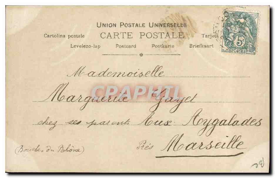 Cléo de Mérode — Opéra — Rewbliuger Paris n°1089 — Verso