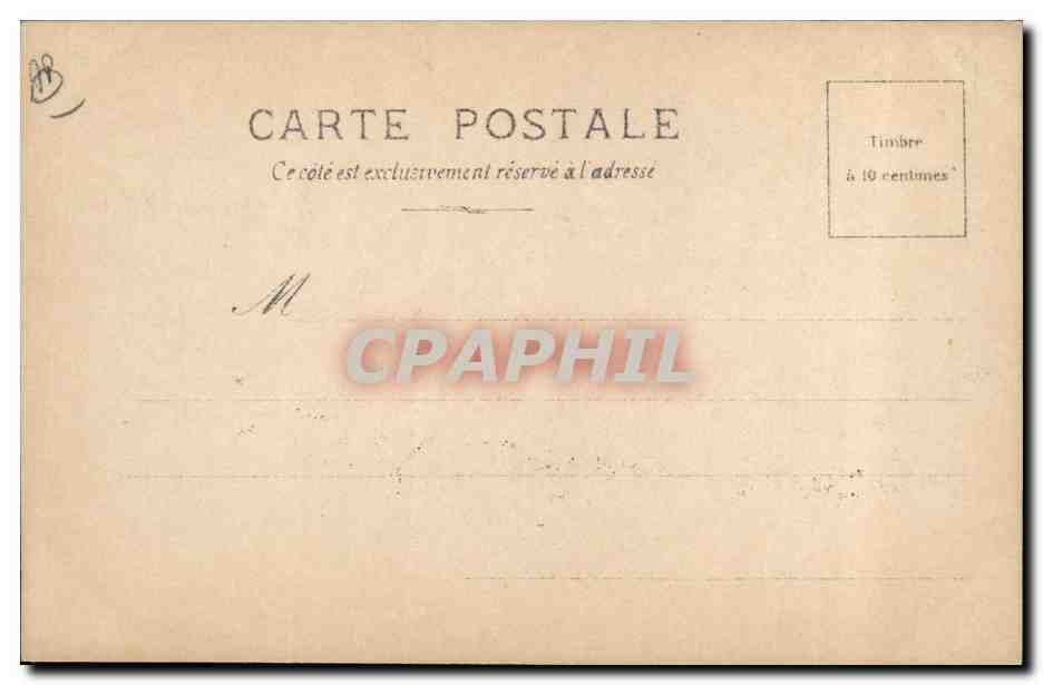 Cléo de Mérode — pose en extérieur — éditeur André Groux, Paris, série S.P. 1085 — Reverso