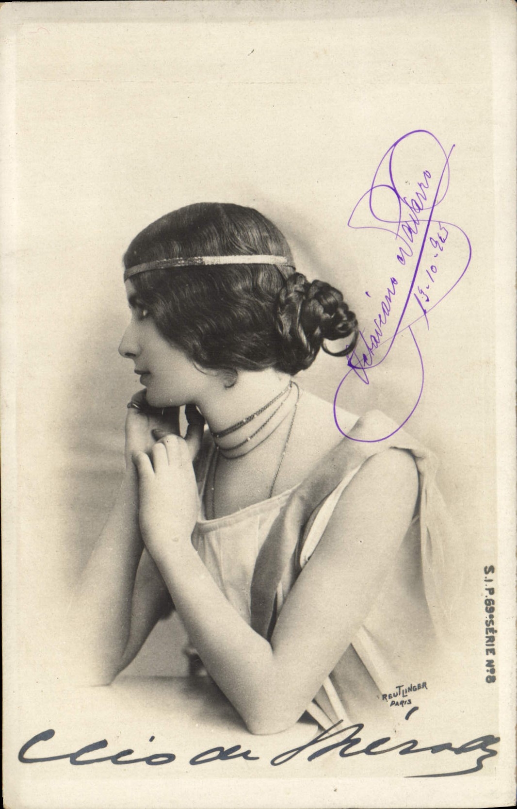 Clio au Rheing — S.J.P.69 SÉRIE N°8 — Reutlinger Paris