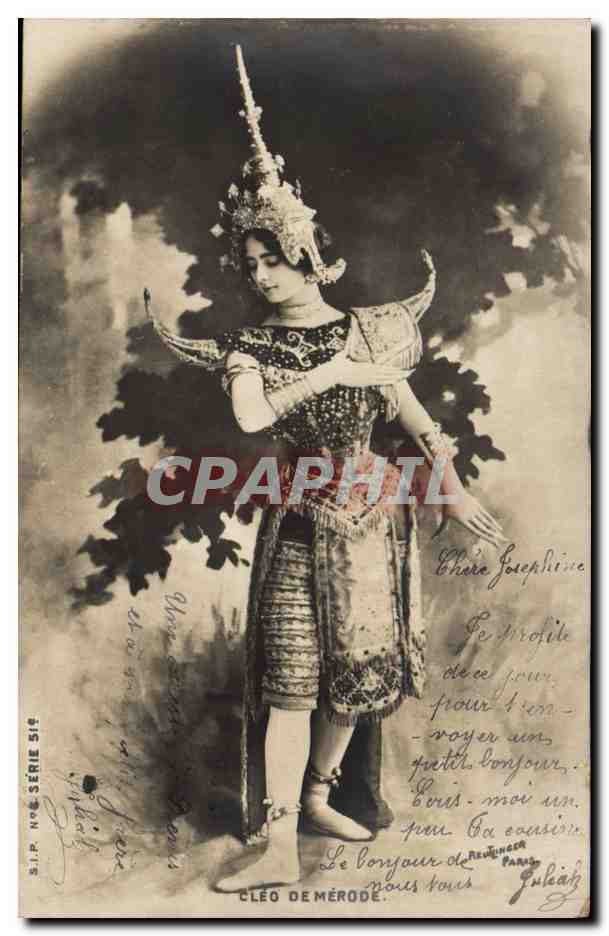 Danseuse thaïlandaise — Cléo Demérode, S.I.P. N° 514, Série 514