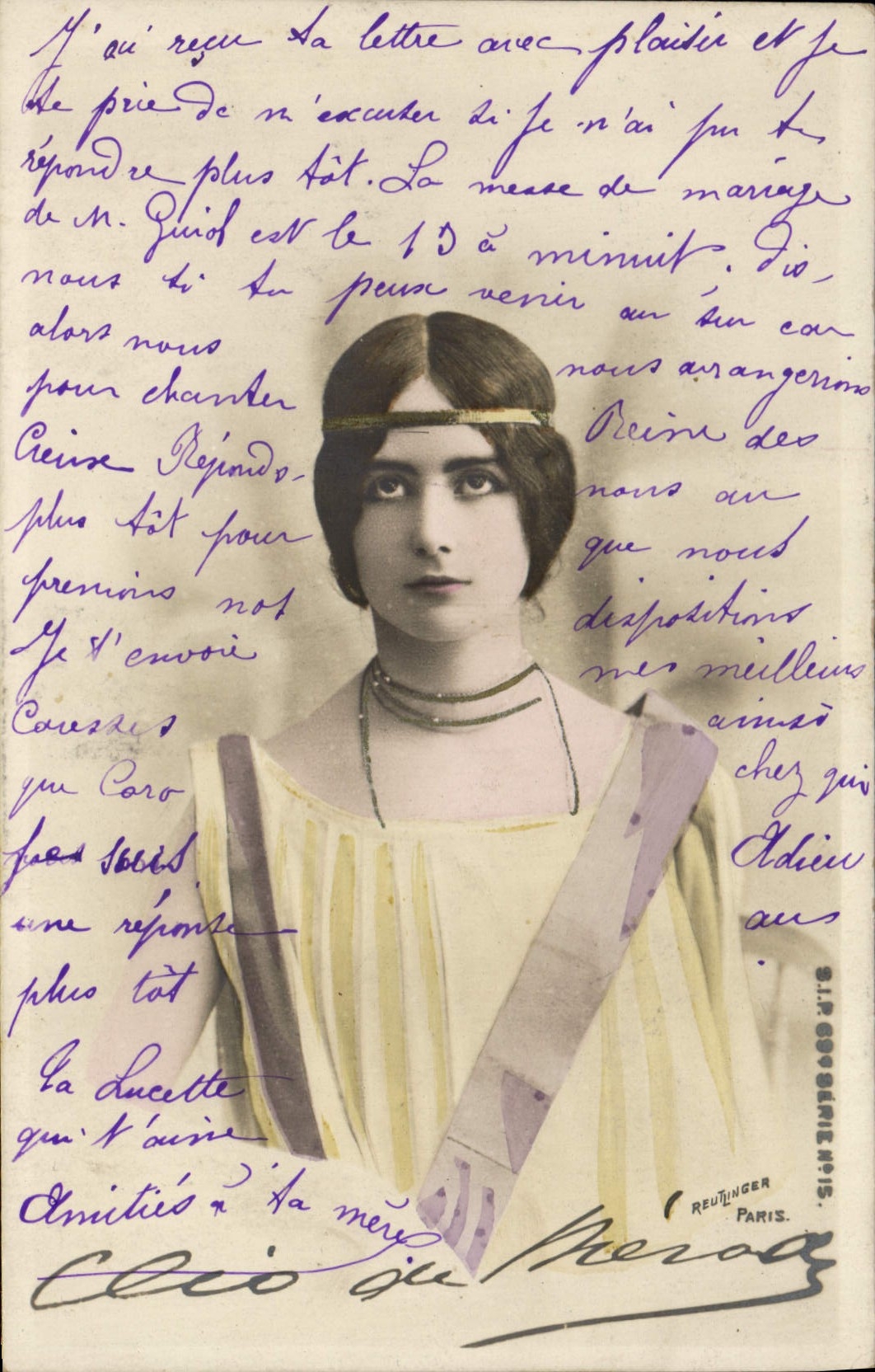 Jeune femme en robe jaune — Reutinger Paris n°15