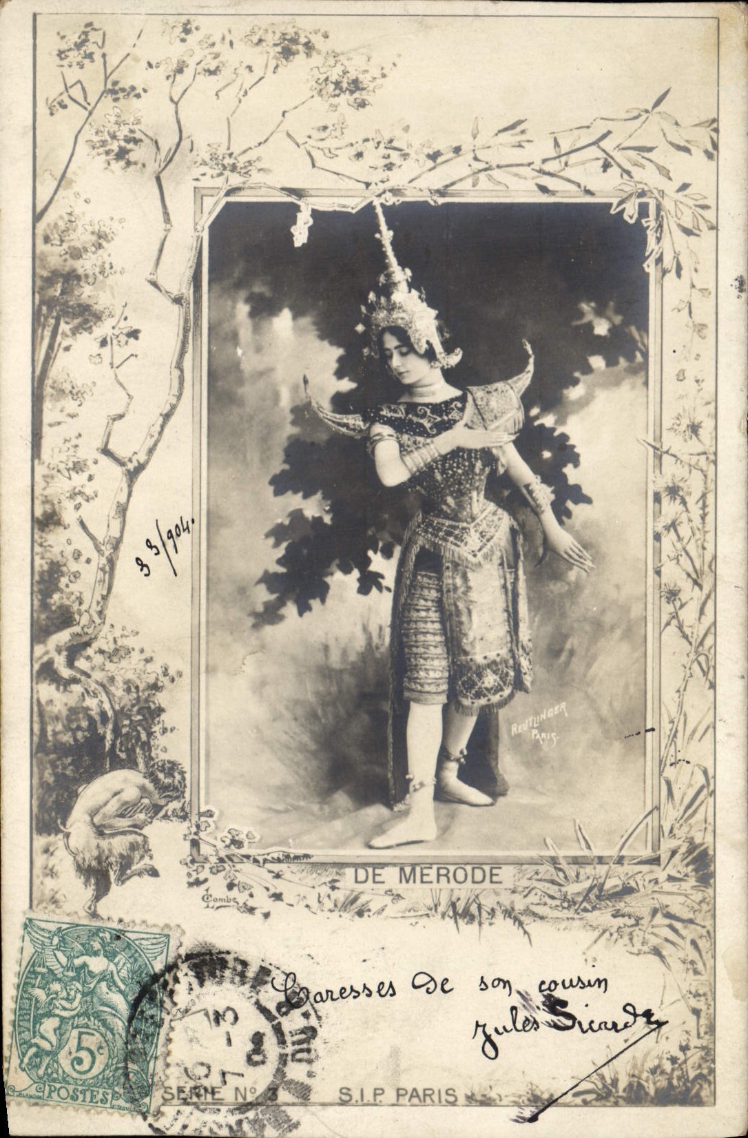 Danseuse de Merode — S.I.P. Paris, série N°3 — 1904