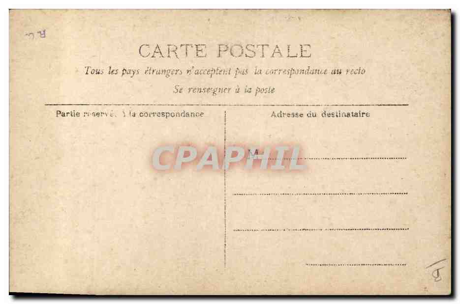 Cléo de Mérode — ritratto a busto — Reuflinger, Parigi, S.I.P., n°1099 — Verso