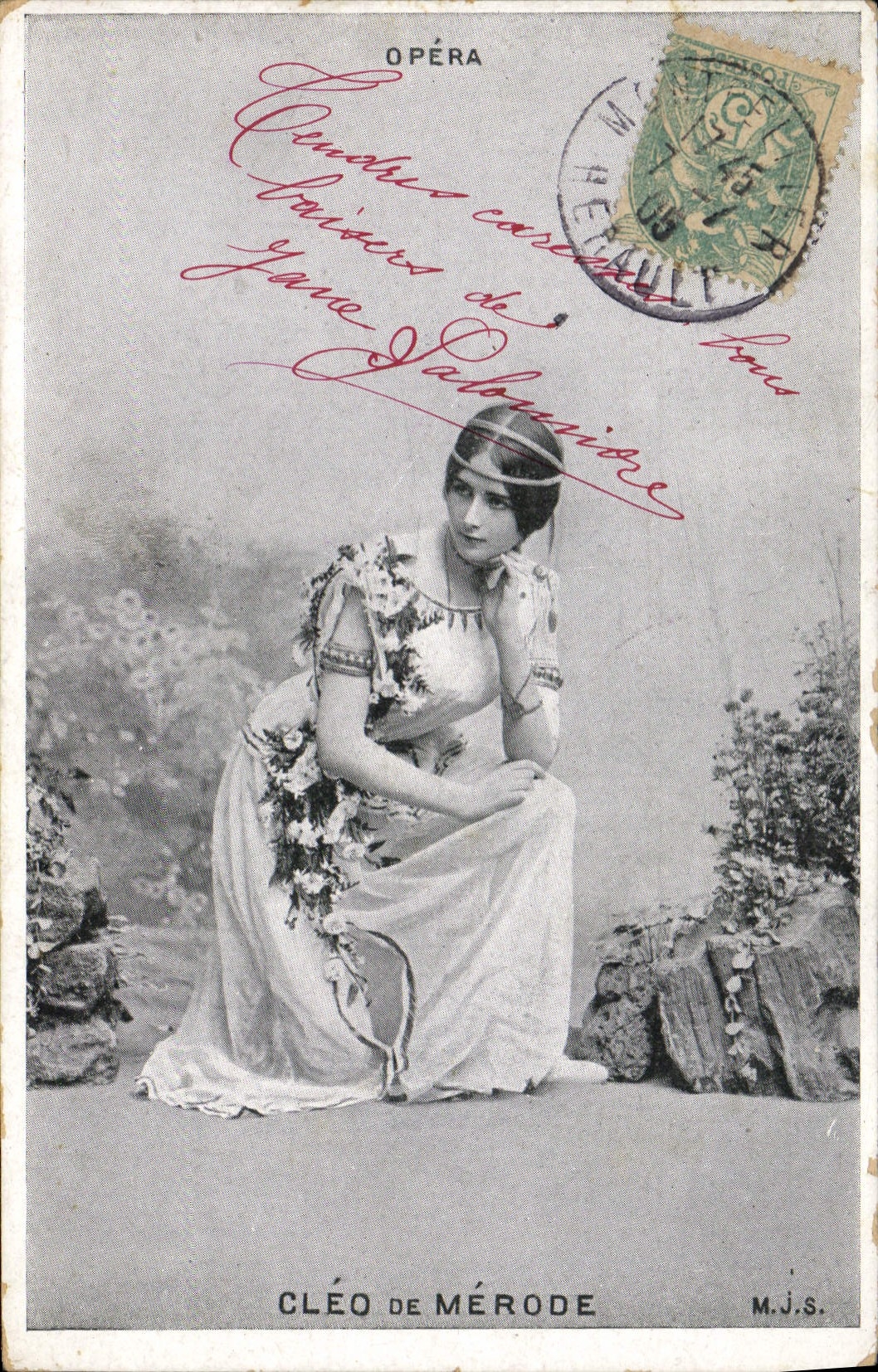 Cléo de Mérode — Danzatrice dell'Opéra — M.J.S.