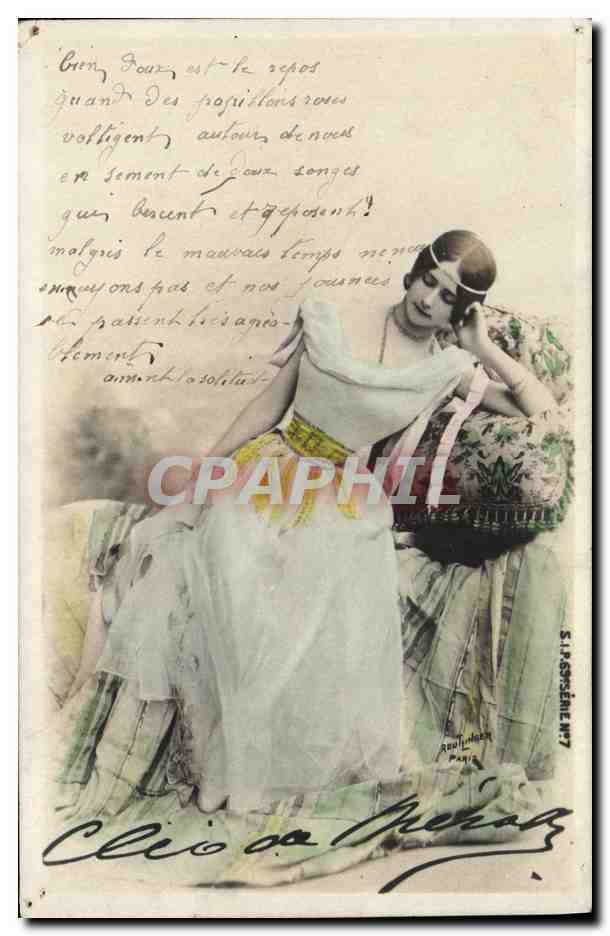 CPA Fantaisie Theatre Femme Cleo de Merode