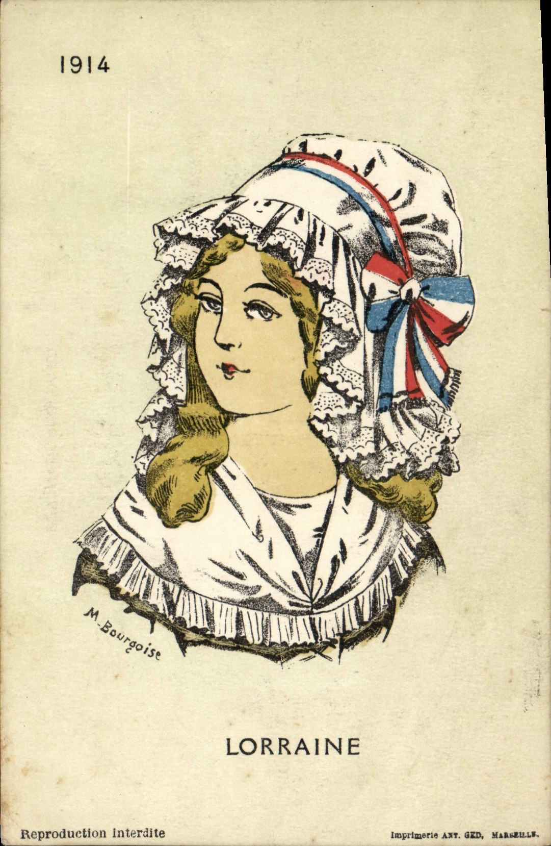 CPA Folklore Lorraine 
