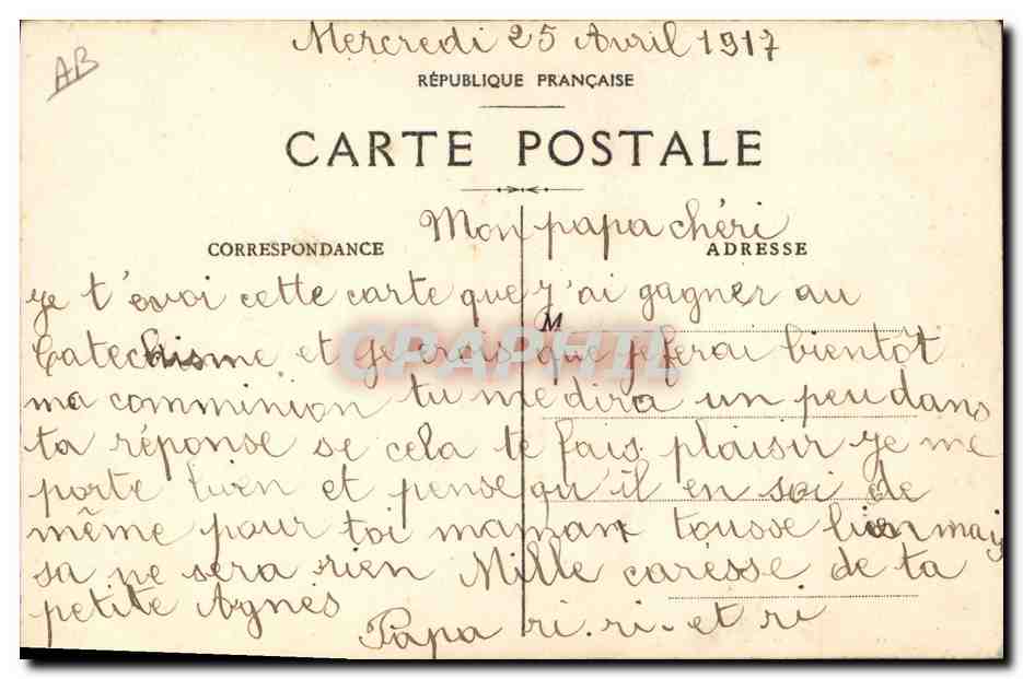 CPA Folklore Lorraine  — Verso