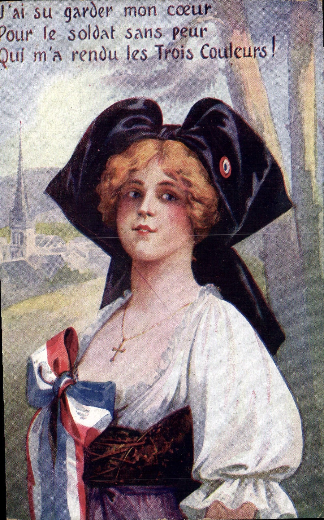 CPA Folklore Alsace 