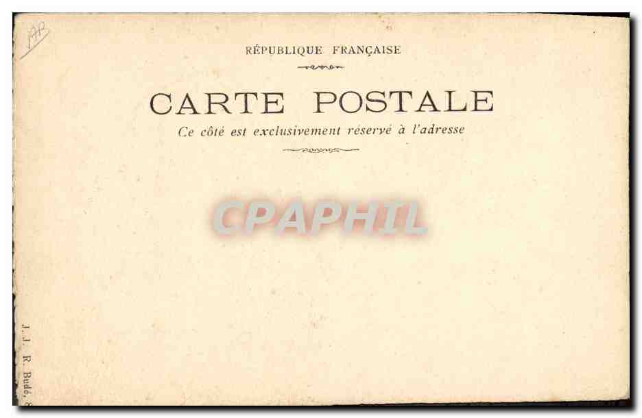CPA Folklore Alsace  — Verso