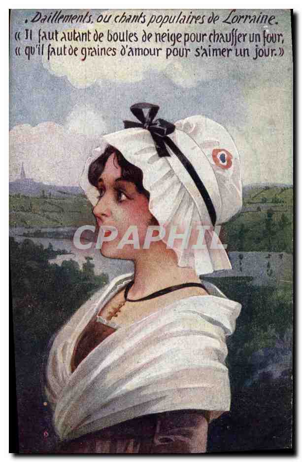 CPA Folklore Lorraine 