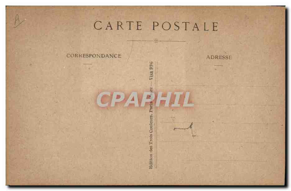 CPA Folklore Alsace  — Verso
